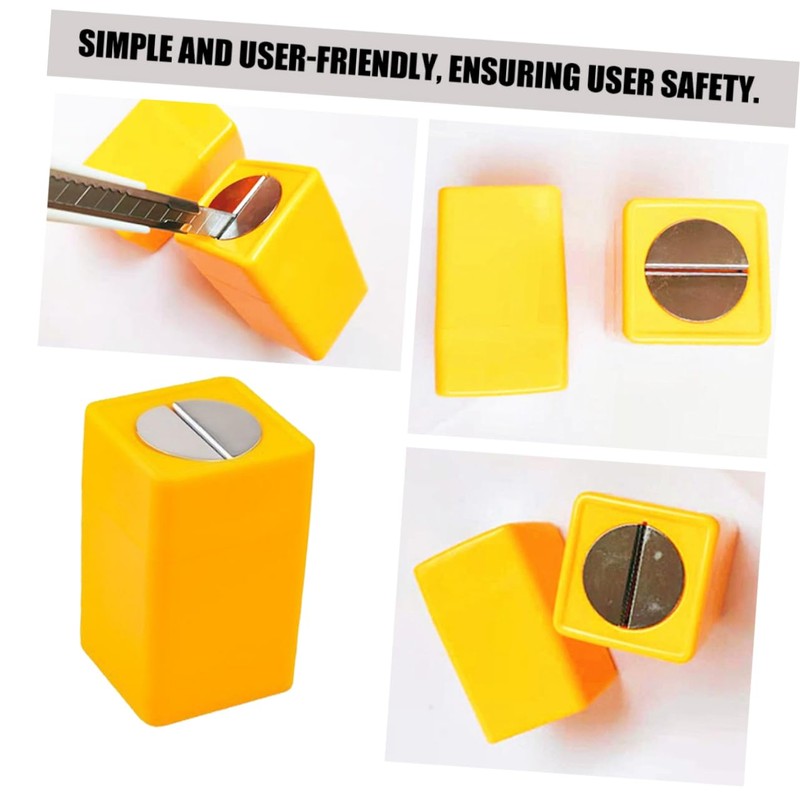 Baluue 2pcs Waste Blades Storage Box Lightweight and Compact Broken