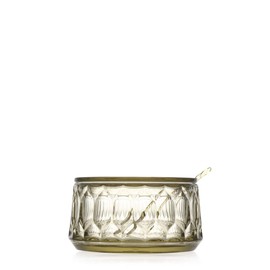 Kartell Jellies Family Technopolymer Thermoplastic Sugar Bowl, Green, 5.5 cm x 10 cm x 10 cm