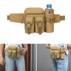 Waist Pack Pouch with Water Bottle Pocket Holder Waterproof Fanny