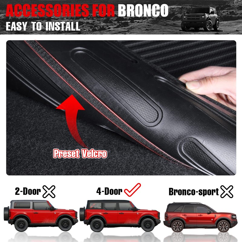Mabett Rear Seat Back Cover Backrest Protector for Ford Bronco