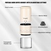Mongdio Portable Electric Burr Coffee Grinder with 38 Adjustable Settings,