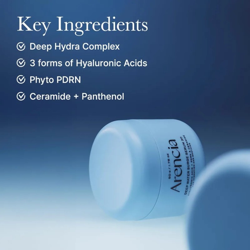 Arencia Deep Water Surge Serum Pdrn Hidratante Noche Todo Tipo