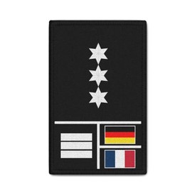 Rank Patch Police DEU FRA Capitaine de Police PHK Service 9.8 x 6 cm #40214