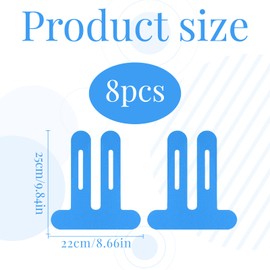 12 PCS Kinesiology Knee Tape,Elastic Precut Kinesiology Tape,Waterproof Breathable Knee Tapes for Knee Pain,Provide Support and Stability for Cycling Running Sports(Blue)