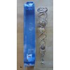 Iron Stop 34cm SILVER Spiral Twister with CLEAR Crystal. Wind