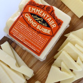 Grand Suisse Emmentaler Cuts, 8 oz, Pack of 4