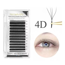 Nagaraku W 4d Shape Eyelashes