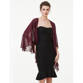 BEAUTELICATE Shawls Wraps Scarf Chiffon For Women Bridal Wedding Evening Dresses