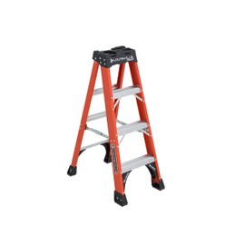 Louisville Ladder 4-Foot Fiberglass Step Ladder, 375-Pound Capacity, FS1404HD