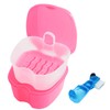 Denture Box Cleaning Set with Denture Brush, Denture Box Prosthesis