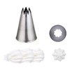 thermohauser Star nozzle set (stainless steel), L and XXL, diameter