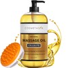 Gold Anti Cellulite Massage Oil 8.8 oz with Cellulite Massager
