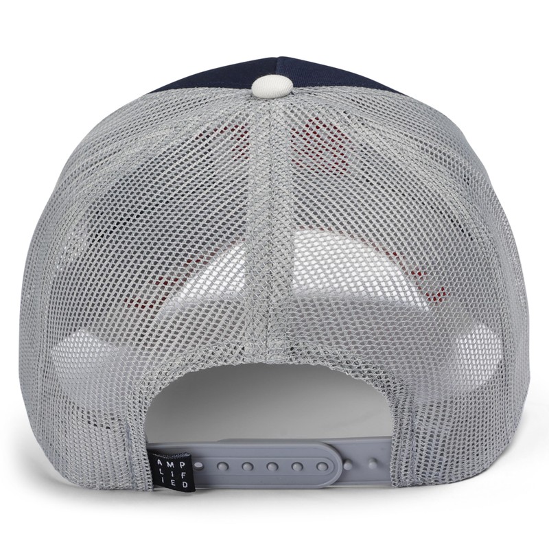 Amplified Trucker Baseball Cap with Adjustable Snapback Closure, Breathable, David
