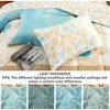 Cmfshape Blue Coastal Queen Size Comforter Set 7 Pieces,Starfish Printed