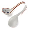 Ceramic Soup Spoons Set of 4 Porcelain Japanese Soup Spoon