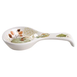 Grace Teaware Sage Green Leaves-Autumn Hill Spoon Rest Holder