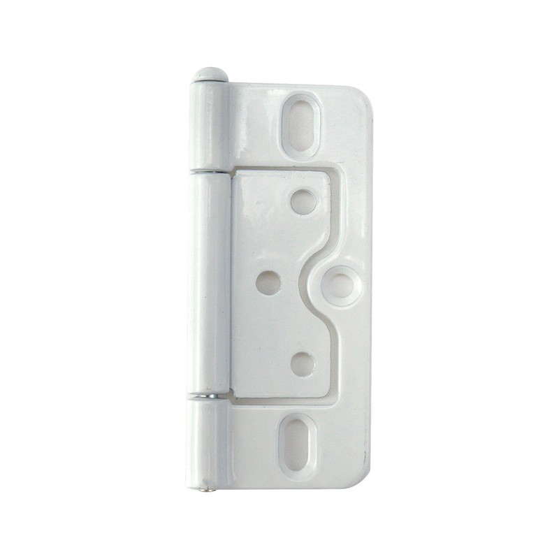 Wealrit 6 pcs White Non-Mortise Hinges Door Hinges 3 Inch