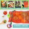WYOMER 10 Pcs Red Mesh Onion Bags, Reusable Breathable Vegetable