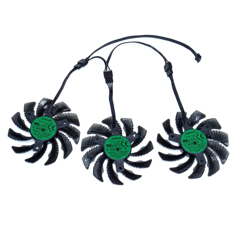 iHaospace 78 mm T128010SU Graphics Card Cooling Fan Replacement Compatible