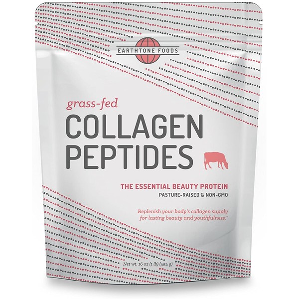 Collagen Peptides Powder (16 oz) | Paleo-Friendly Hydrolyzed Grass-Fed Non-GMO Protein