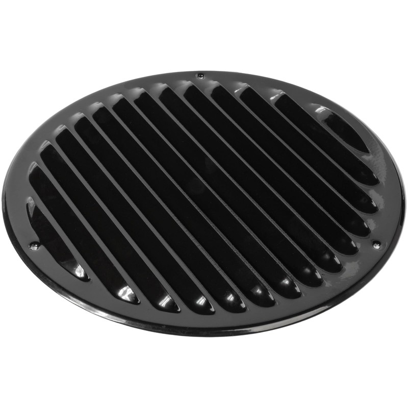 Repa Market 8 Inch (Opening Dimensions) Air Vent Covers/Black Galvanized