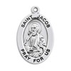 Extel St. Jacob Sterling Silver Medal Necklace