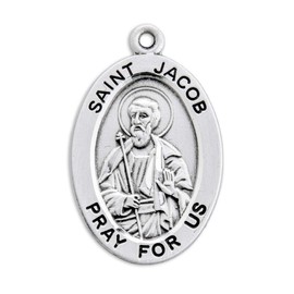 Extel St. Jacob Sterling Silver Medal Necklace