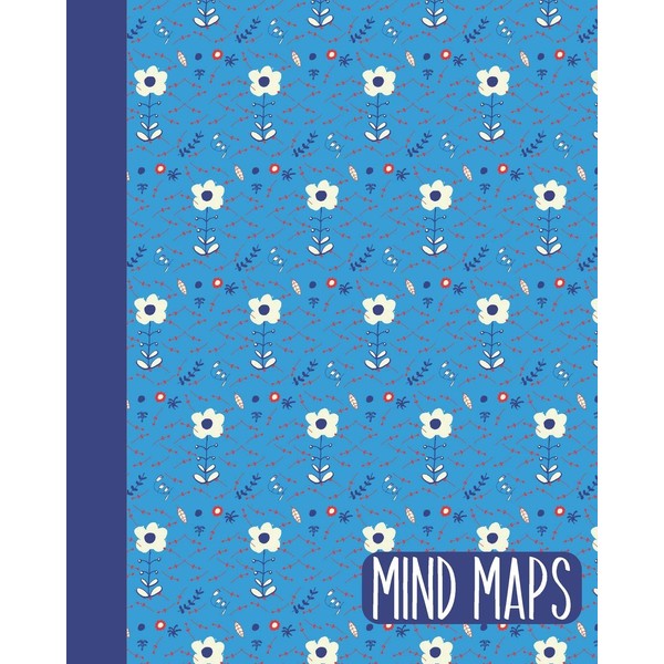 Mind Maps: Notebook for Mind Mapping, Brainstorming, and Visual Thinking