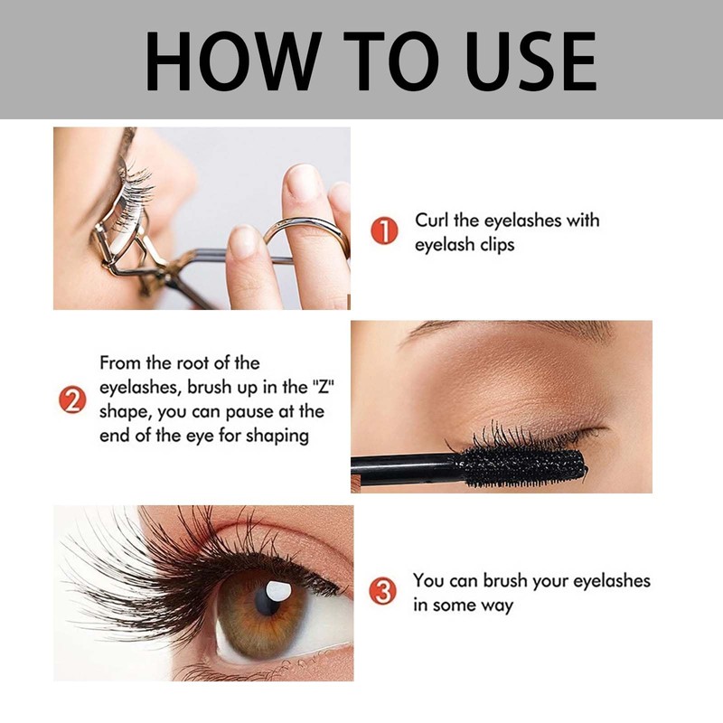 Waterproof green eyelashes - Colorful, Smudge-proof, 4D Silk Fiber Lash,