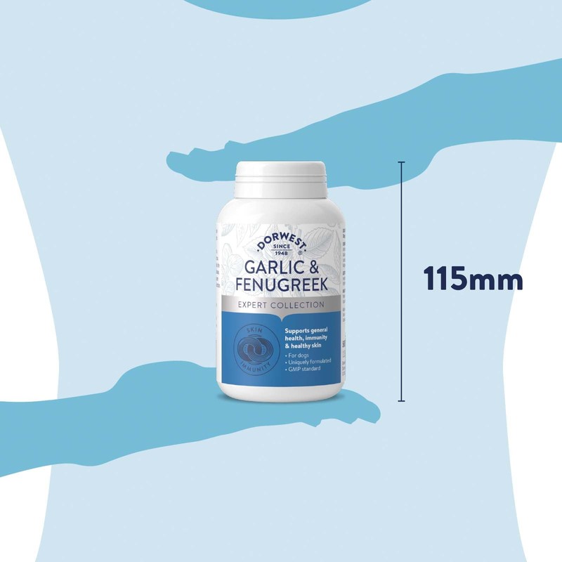 DORWEST HERBS Garlic and Fenugreek Tablets for Dogs and Cats