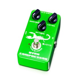 JOYO Dynamic Compressor Pedal Low Noise Re-Creation Classic Ross Compressor for Electric Guitar and Bass - True Bypass (JF-10)