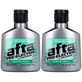 Mennen Afta Pre-Electric Shave Lotion, 3 Ounce (Pack of 2)