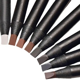 Eyebrow Pencil, Eyebrow Pencil, Eyebrow Pencil, Waterproof and Sweatproof, Smearproof and Fade Resistant Eyebrow Pencils for Women Men Long Lasting Makeup Necessities Beginners (Light Brown)