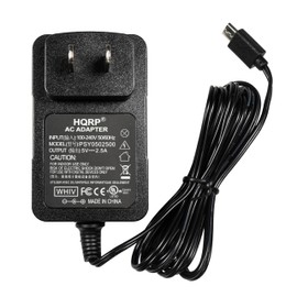 HQRP 5V 2.5A Adaptador de CA compatible con Raspberry Pi 3 Modelo B B+ A+ Plus; plátano Pro [UL Listed] Plus HQRP Adaptador de enchufe Euro