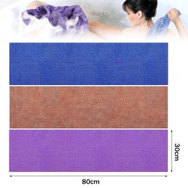 ZXCHOME Peeling Waschlappen 3Pack - Rückenschrubber Rückenbürste, Luffa Schwamm, Duschschwamm, Peeling Schwamm, Badeschwamm Duschschwamm, Peelinghandschuh, Body Scrubber Loofah Sponge Bath Shower