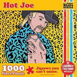 Tiger King Jigsaw Puzzle - 1000 Piece Premium Quality Pop Culture Animal Puzzle Toy for Kids, Teens, Adults by Chunky Custard Puzzles (Hot Joe)