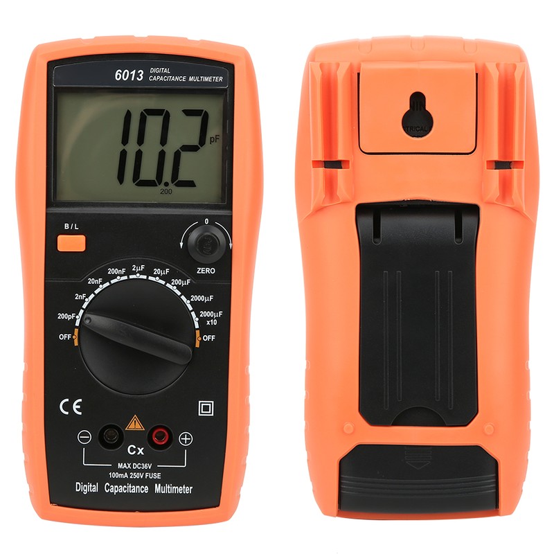 6013 Digital Multimeter Capacitance 20000uF Meter Manual Range Capacitance Tester