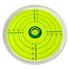 80x12mm Large Bubble Spirit Level Degree Marked Surface Round Levels Circular Level Bubble for Camera, Tripods, RV, Camper, Telescope, Turntables, Phonograph, Woodworking Measuring, etc.