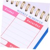 jojofuny Weekly Planner Notepad Hourly Planner Spiral Bound to Do