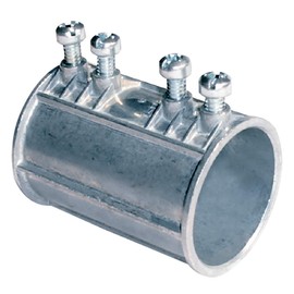 Sigma Engineered Solutions ProConnex 55245M EMT Set Screw Coupling 2-Inch, 1-Pack, Gray