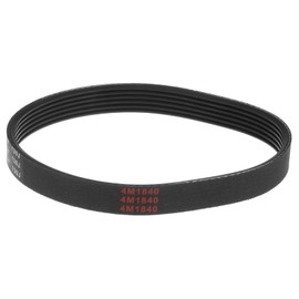 QUARKZMAN 130J6 Rubber Poly V Belt, 6 Rib PJ V-Ribbed Belt, 330 mm Length x 14 mm Width x 3.5 mm Thick, Industrial Drive Belt for Transmission of Movement