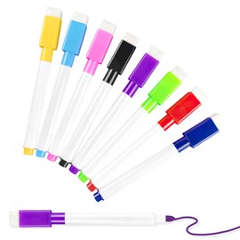 JEFURE 25 Pcs Colorful Magnetic Dry Erase Markers with Eraser Cap, White Board Mini Dry erase Markers Bulk, Fine Point Tip Student White Board Markers for Teachers Office School Supplies