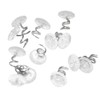 Attmu 200 Pcs Upholstery Tacks Headliner Pins Clear Heads Twist