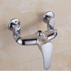 Gnimauhz Solid Brass Chrome Wall Mount Clawfoot Tub 3-3/8 Inch