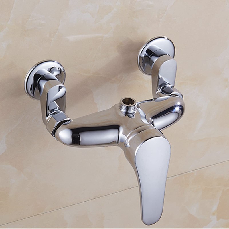 Gnimauhz Solid Brass Chrome Wall Mount Clawfoot Tub 3-3/8 Inch