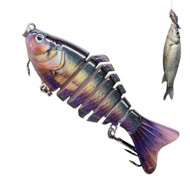 Robotic Fishing Lure Fishing Tackle with Eyes Fishing Lure with Realistic Appearance Highly Detailed Painting Bright