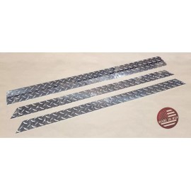 StreetRays [Originals] [SR] Aluminum Diamond Plate Rocker & Kick Panels FOR 82-Up Club Car DS Golf Cart