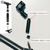 MEISO Microphone Stand Adapter, 4 Pieces Microphone Extension Tubes and