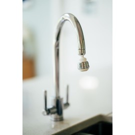 Eco-flow Solar Tap Adapter | Two Function Tap Aerator/Shower Flow with 360 Rotation | Water Saving, Fits in Mins | Italian Made