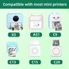 YSDMY Mini Printer Sticker Paper Roll 16 Rolls Thermal Paper